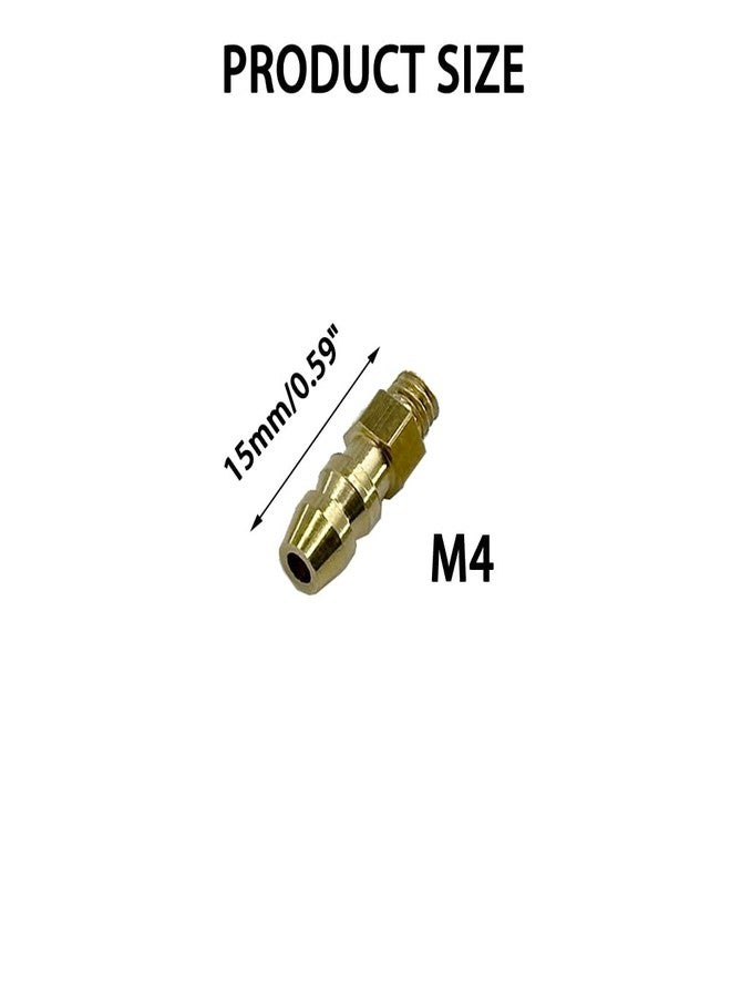 URIMPAVIDO 2PCS RC Boat Water Cooling Faucet Water Nipple Fuel Nozzle for RC Boat Ship DIY Model Toy Parts (M4) - Image 3